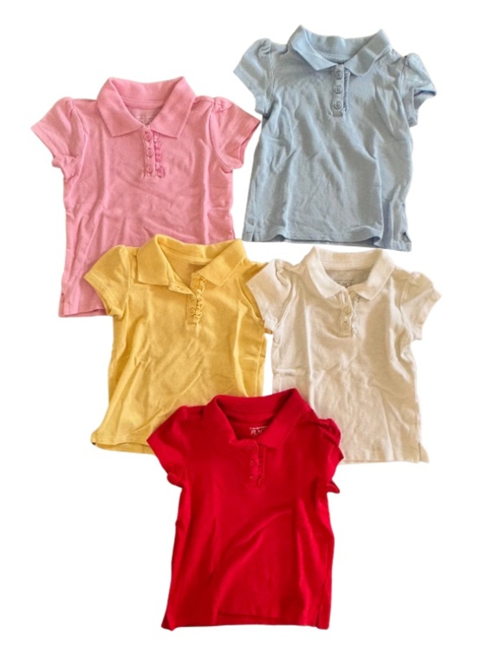 🌈 The Children’s Place Girls Polo Bundle 3T & 2T School Uniform Tops